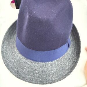 Charming Charlie Gray Fedora Hat